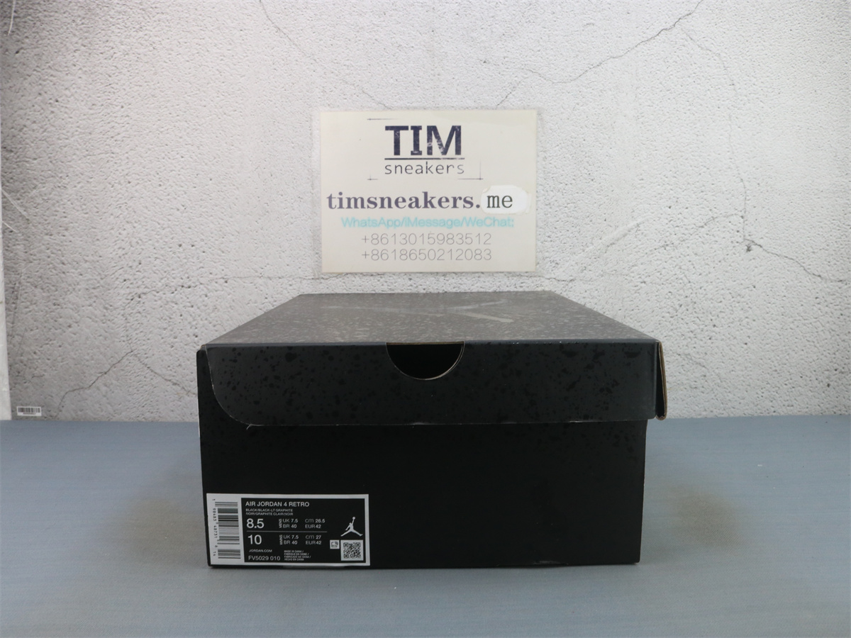 GX Batch Air Jordan 4 Retro Black Cat 2025 FV5029-010